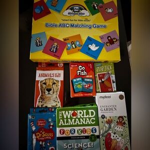 Bible ABC Matching Game and more learning and paint for kids